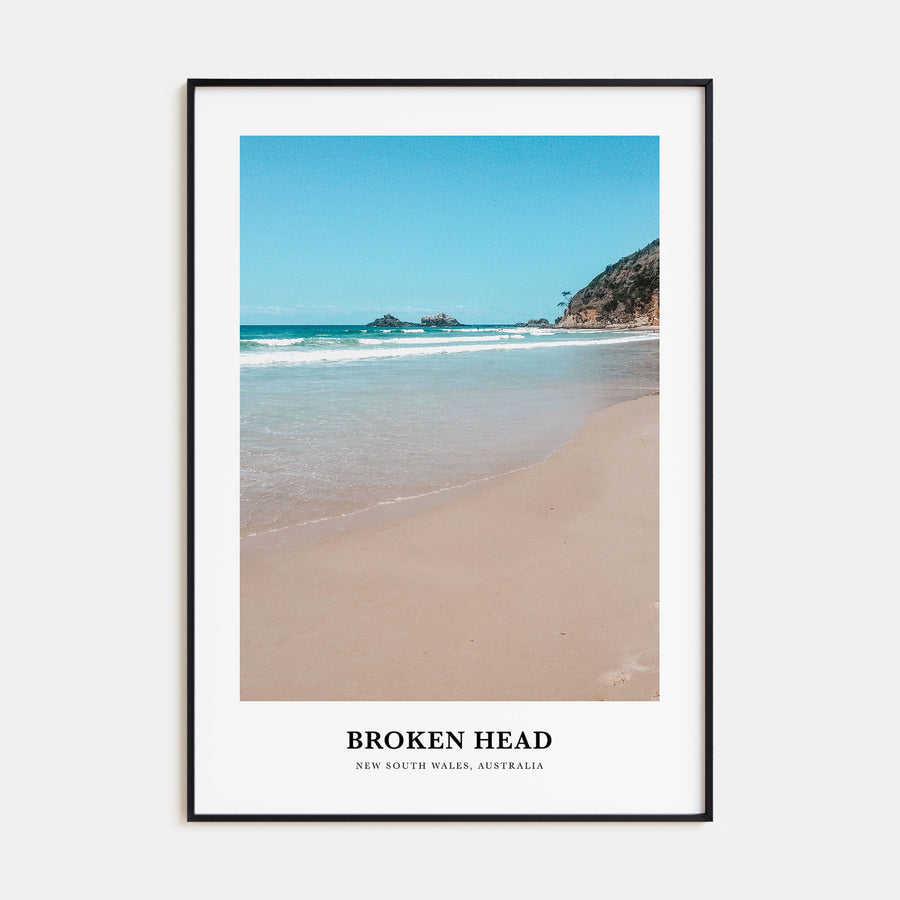Broken Head Portrait Color Poster