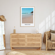 Broken Head Portrait Color Poster