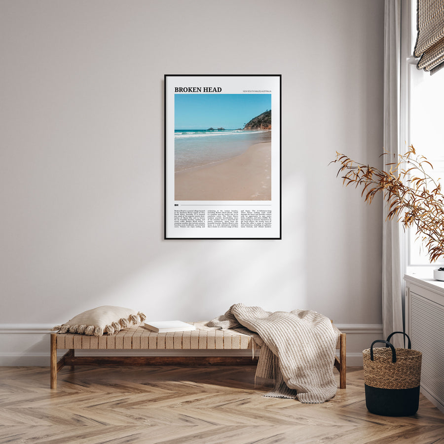 Broken Head Travel Color Poster