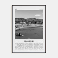 Brookings Travel B&W Poster