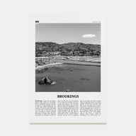 Brookings Travel B&W Poster
