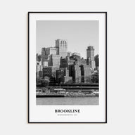 Brookline Portrait B&W Poster