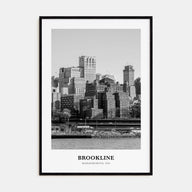 Brookline Portrait B&W Poster