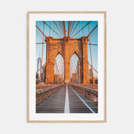 Brooklyn Bridge Photo Color No 1 Poster