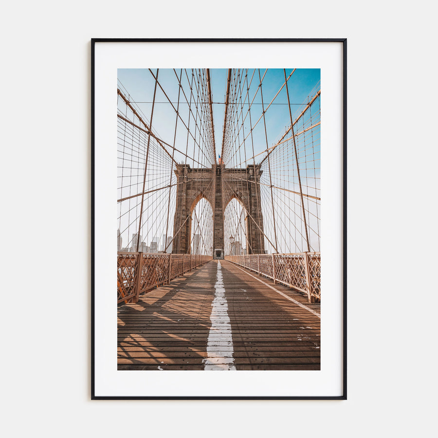 Brooklyn Bridge Photo Color No 2 Poster