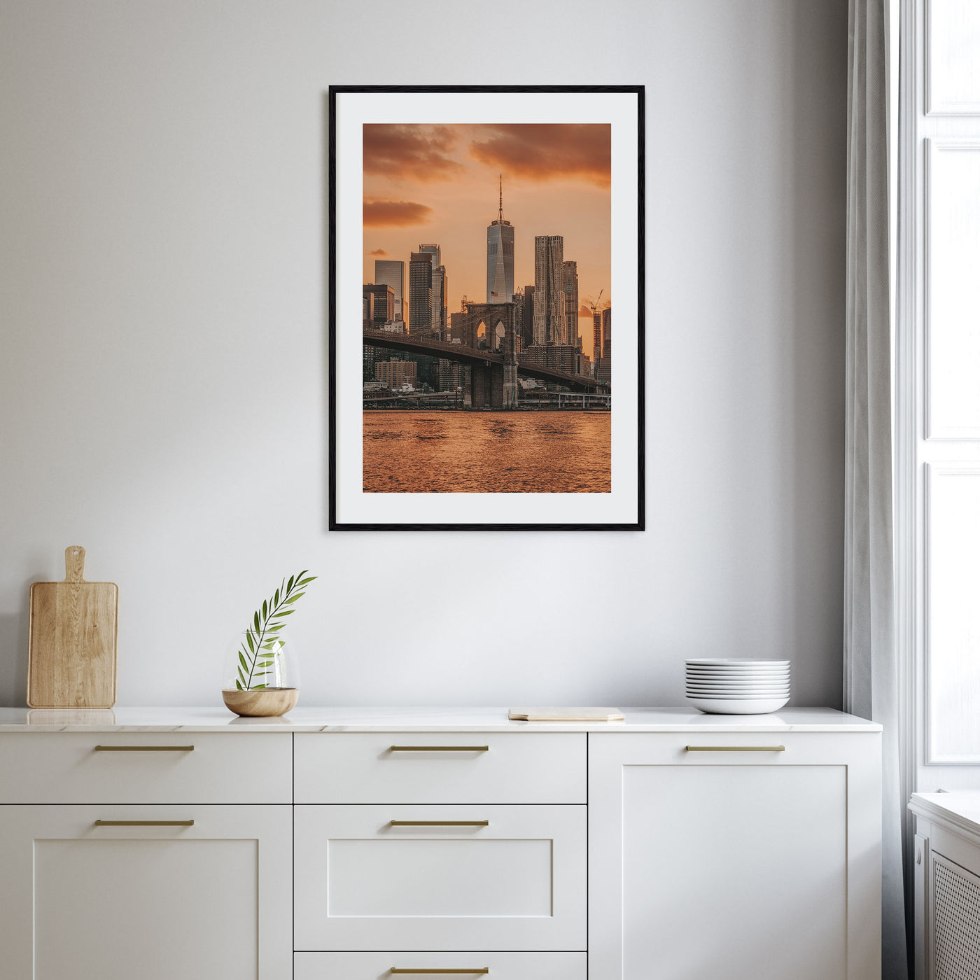 Brooklyn Bridge Photo Color No 3 Poster