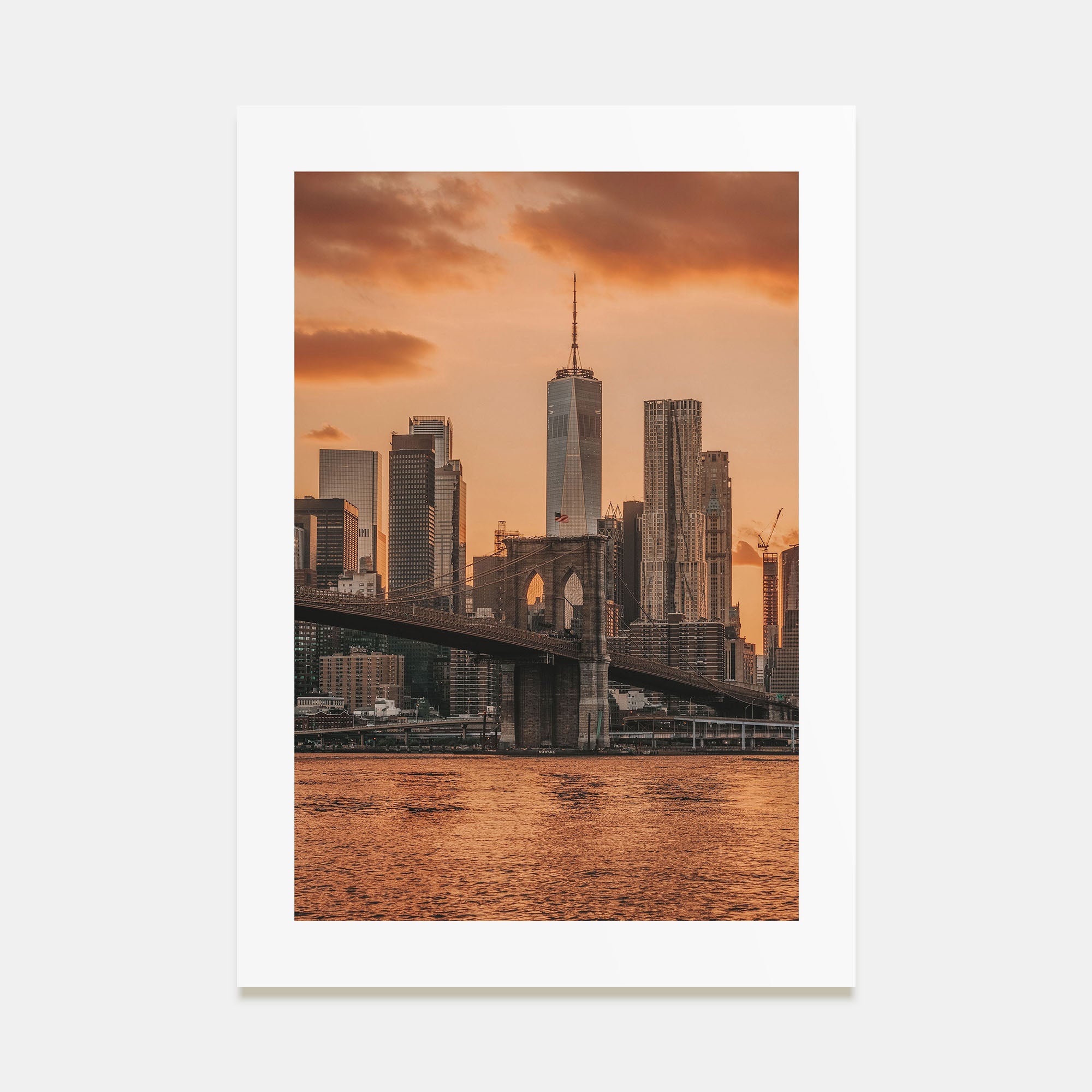Brooklyn Bridge Photo Color No 3 Poster
