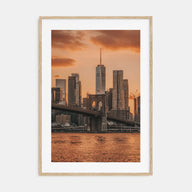 Brooklyn Bridge Photo Color No 3 Poster