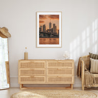 Brooklyn Bridge Photo Color No 3 Poster