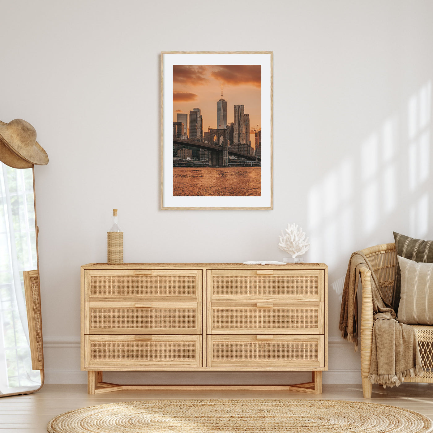 Brooklyn Bridge Photo Color No 3 Poster