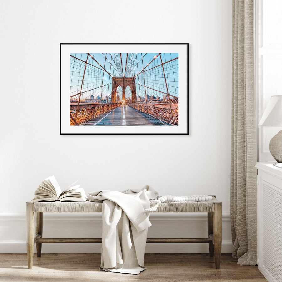 Brooklyn Landscape Color Poster