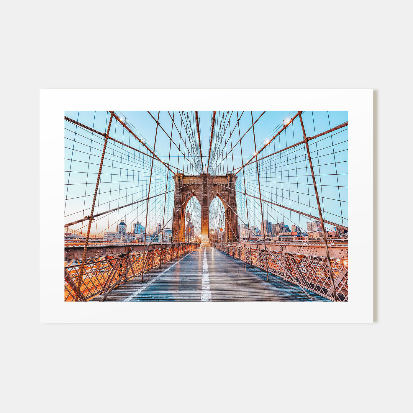 Brooklyn Landscape Color Poster