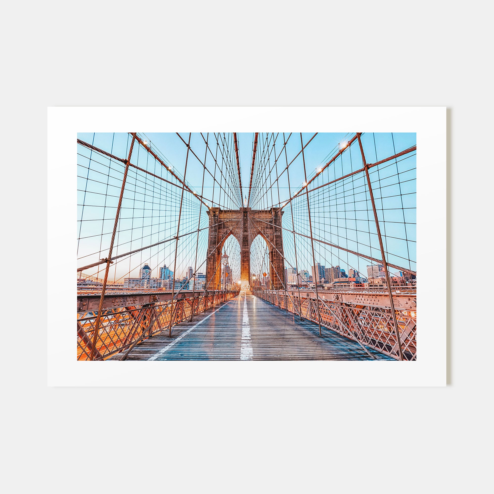 Brooklyn Landscape Color Poster