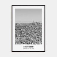 Brooklyn Portrait B&W No 2 Poster