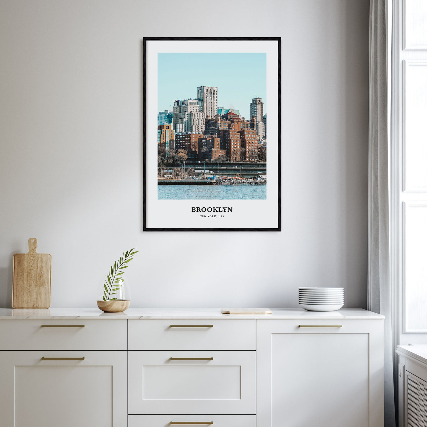 Brooklyn Portrait Color No 1 Poster