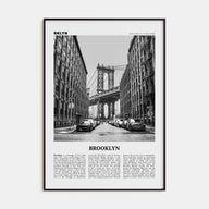 Brooklyn Travel B&W No 1 Poster
