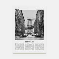 Brooklyn Travel B&W No 1 Poster