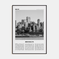 Brooklyn Travel B&W No 2 Poster