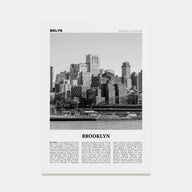 Brooklyn Travel B&W No 2 Poster