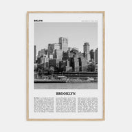 Brooklyn Travel B&W No 2 Poster
