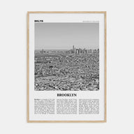Brooklyn Travel B&W No 3 Poster