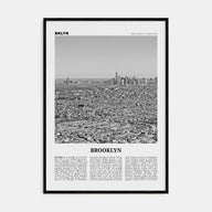 Brooklyn Travel B&W No 3 Poster