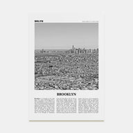 Brooklyn Travel B&W No 3 Poster