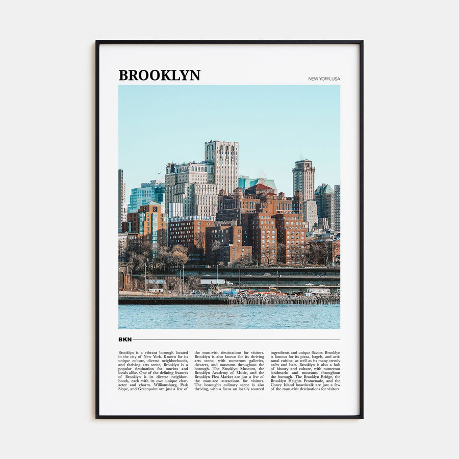 Brooklyn Travel Color No 1 Poster