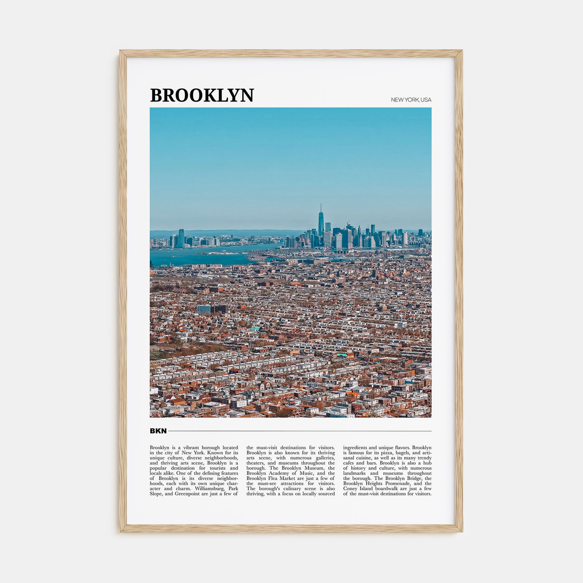 Brooklyn Travel Color No 2 Poster