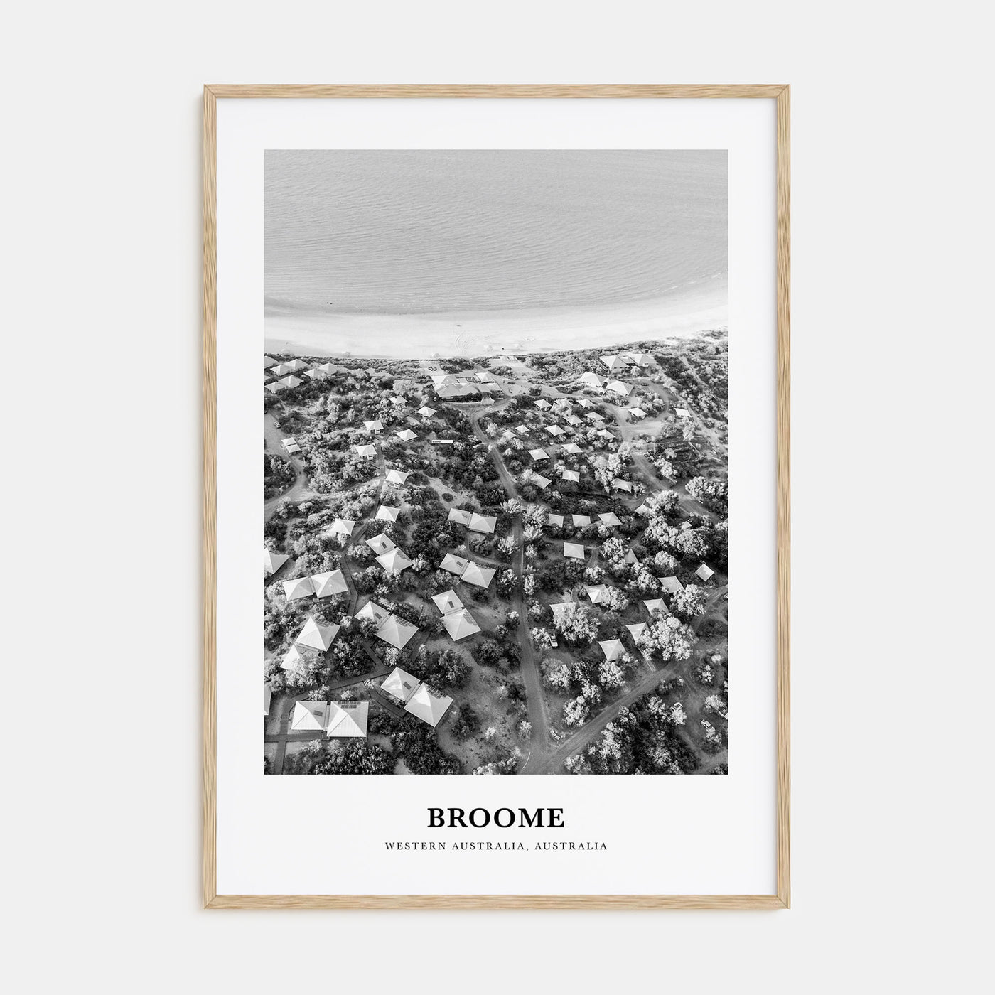 Broome Portrait B&W Poster