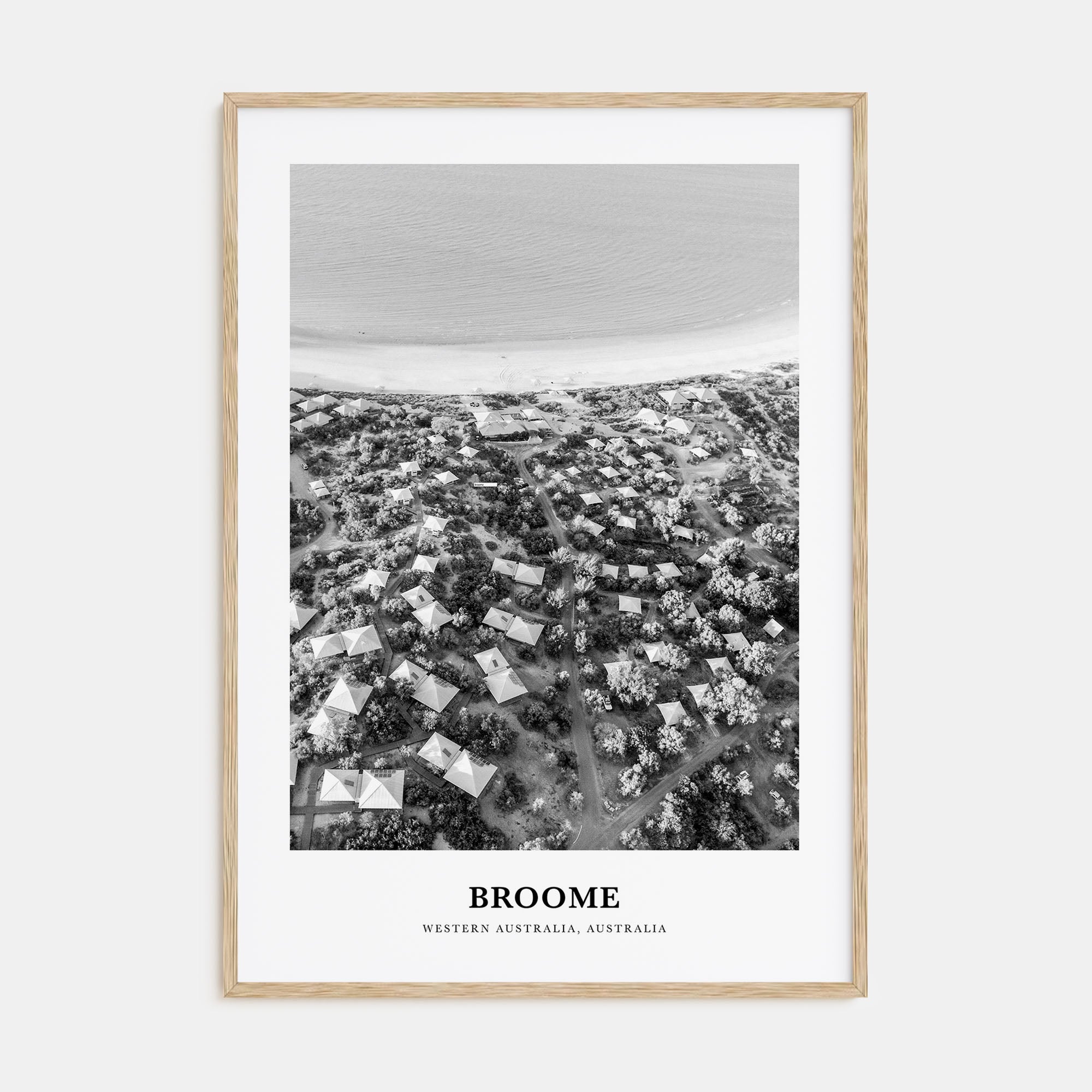 Broome Portrait B&W Poster