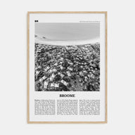 Broome Travel B&W Poster