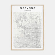 Broomfield Map Portrait Poster