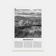 Broomfield Travel B&W Poster
