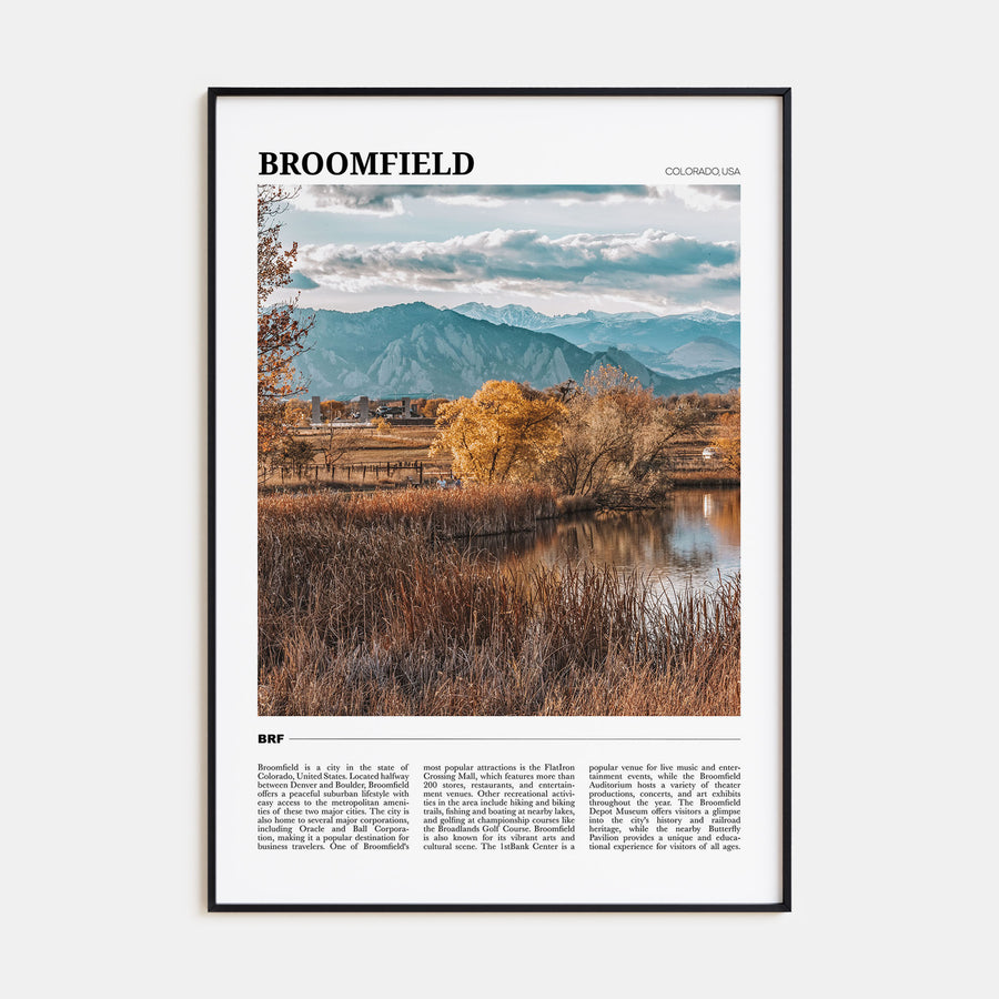 Broomfield Travel Color Poster