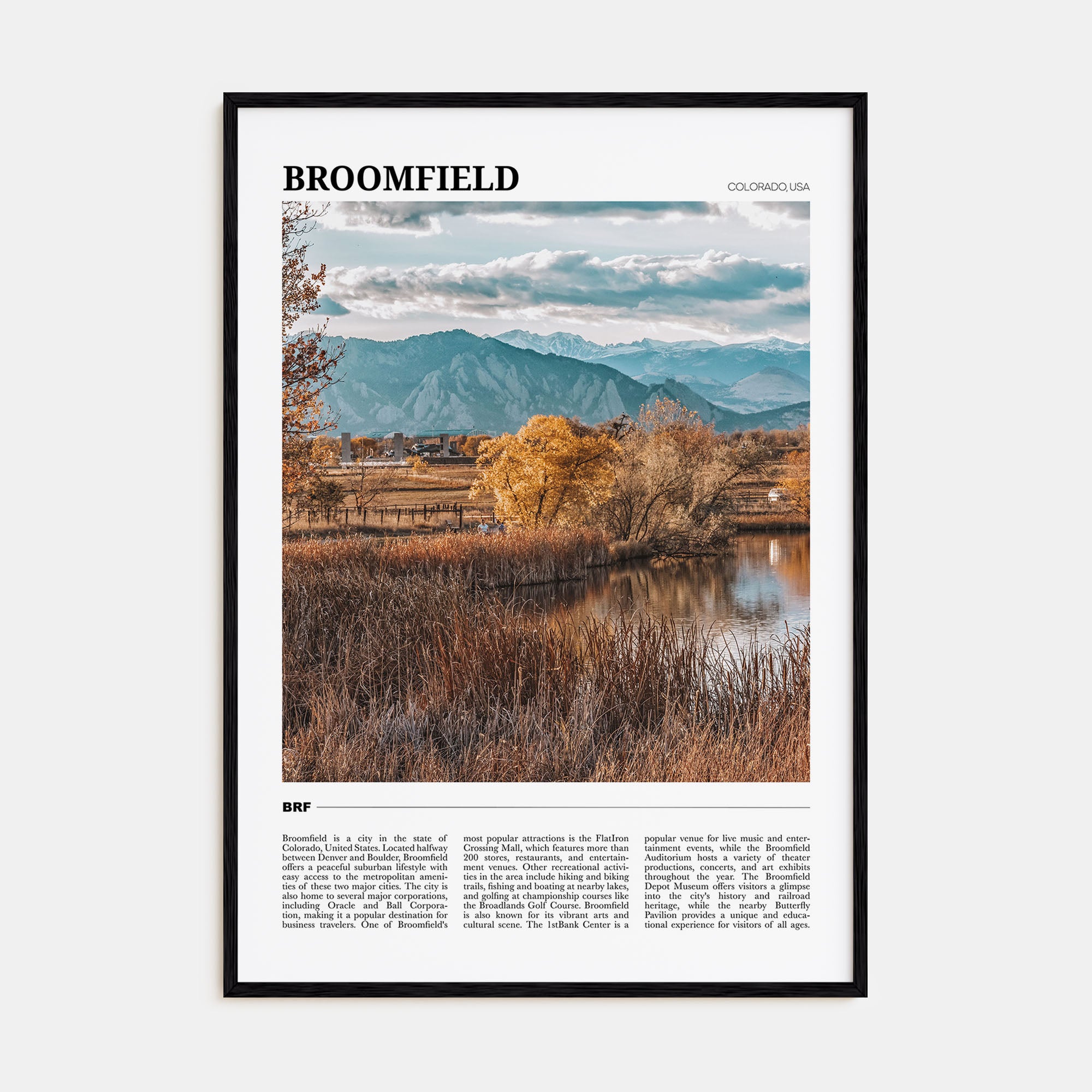 Broomfield Travel Color Poster