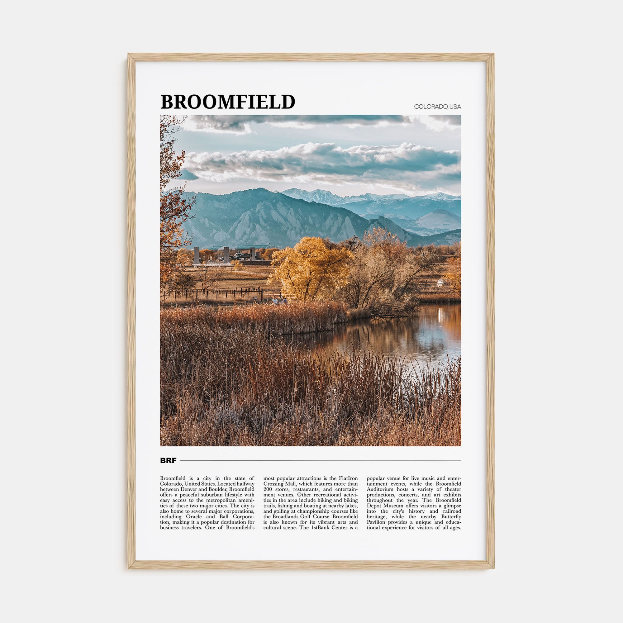 Broomfield Travel Color Poster