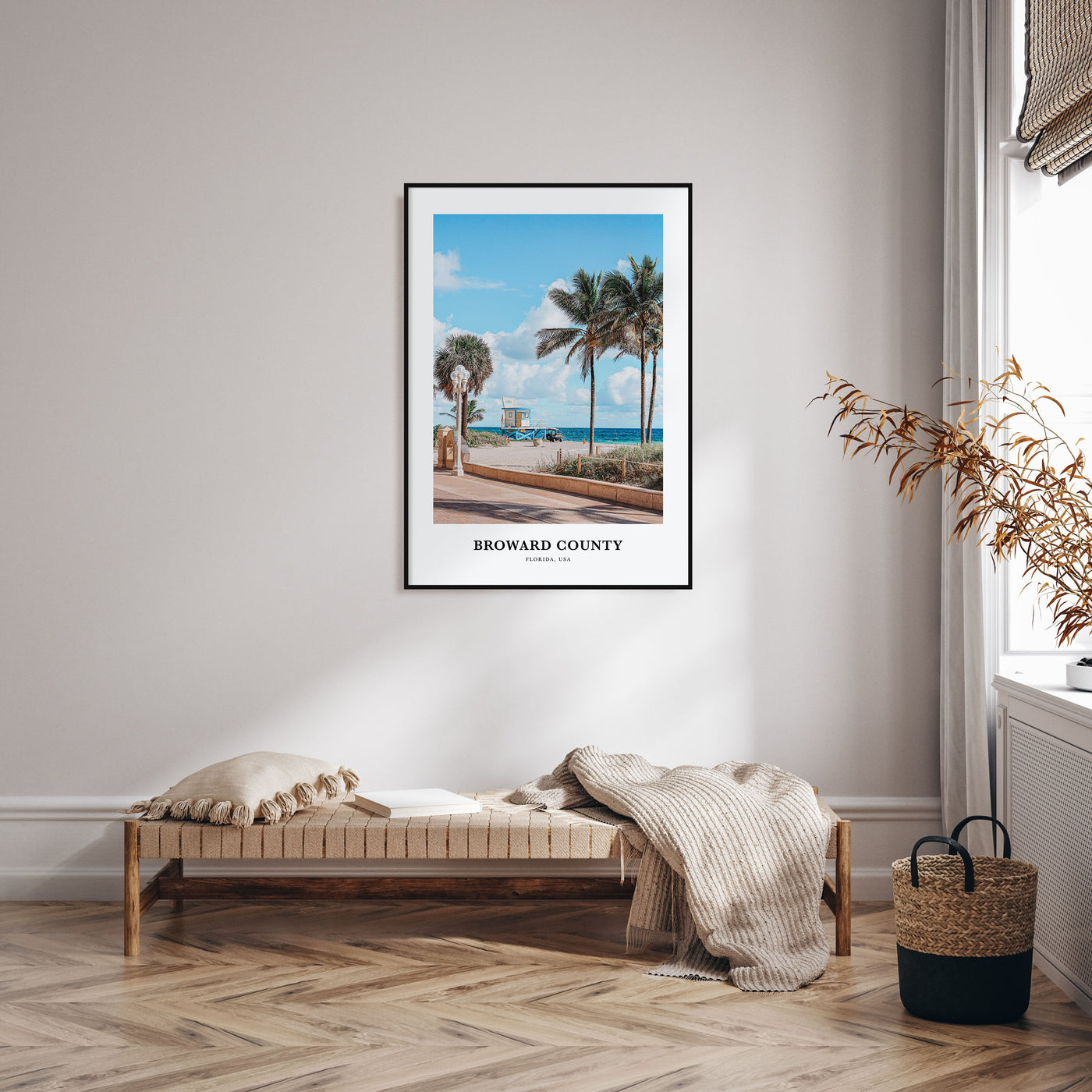 Broward County Portrait Color Poster