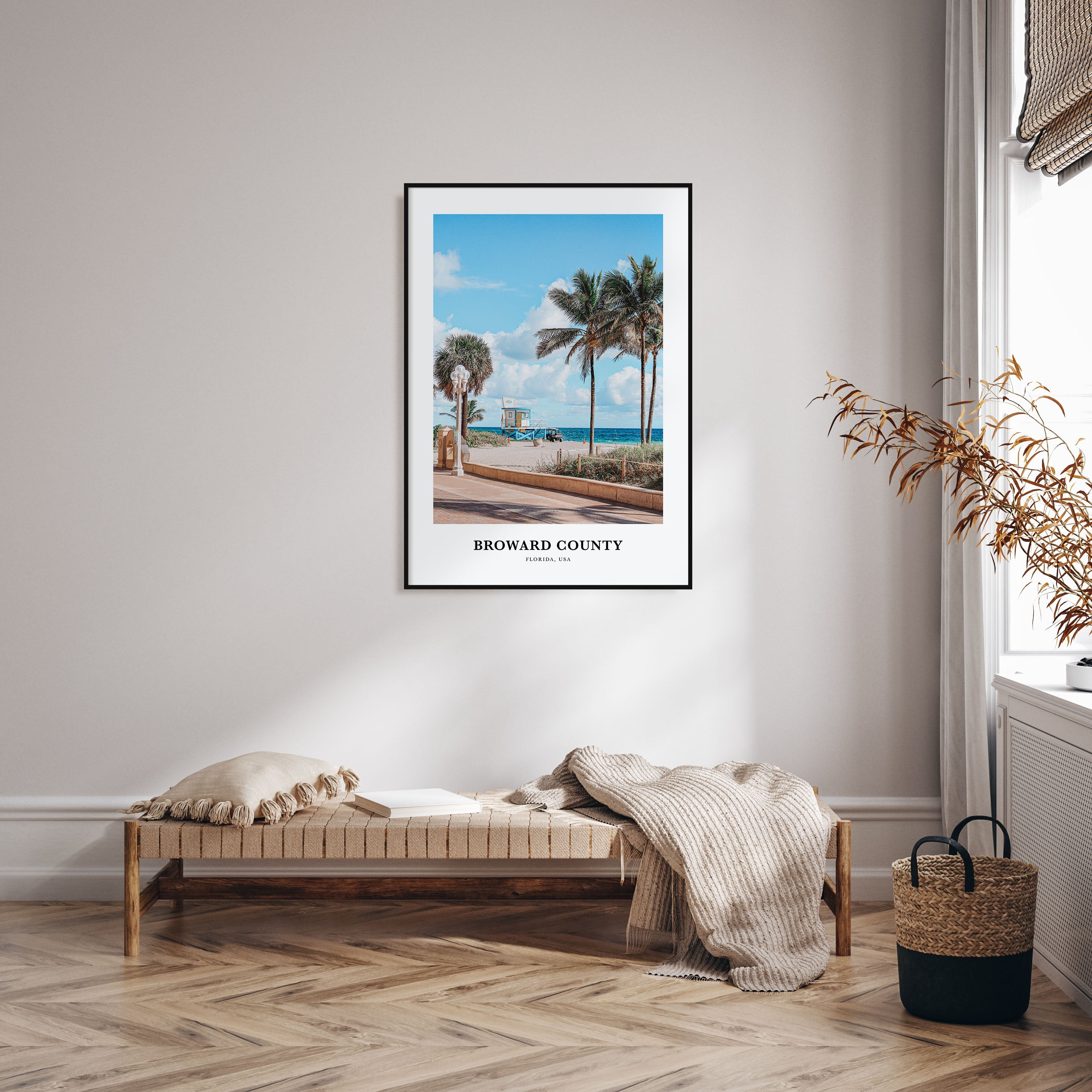 Broward County Portrait Color Poster