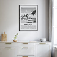 Broward County Travel B&W Poster