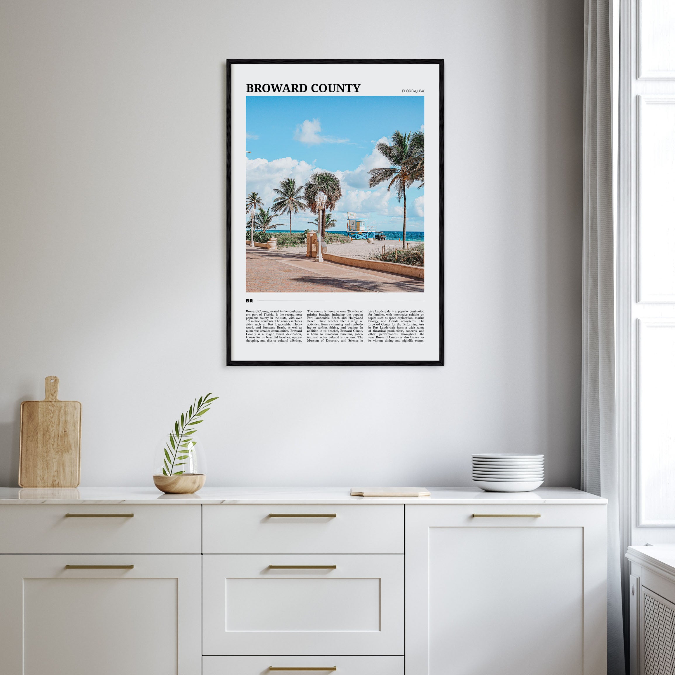 Broward County Travel Color Poster