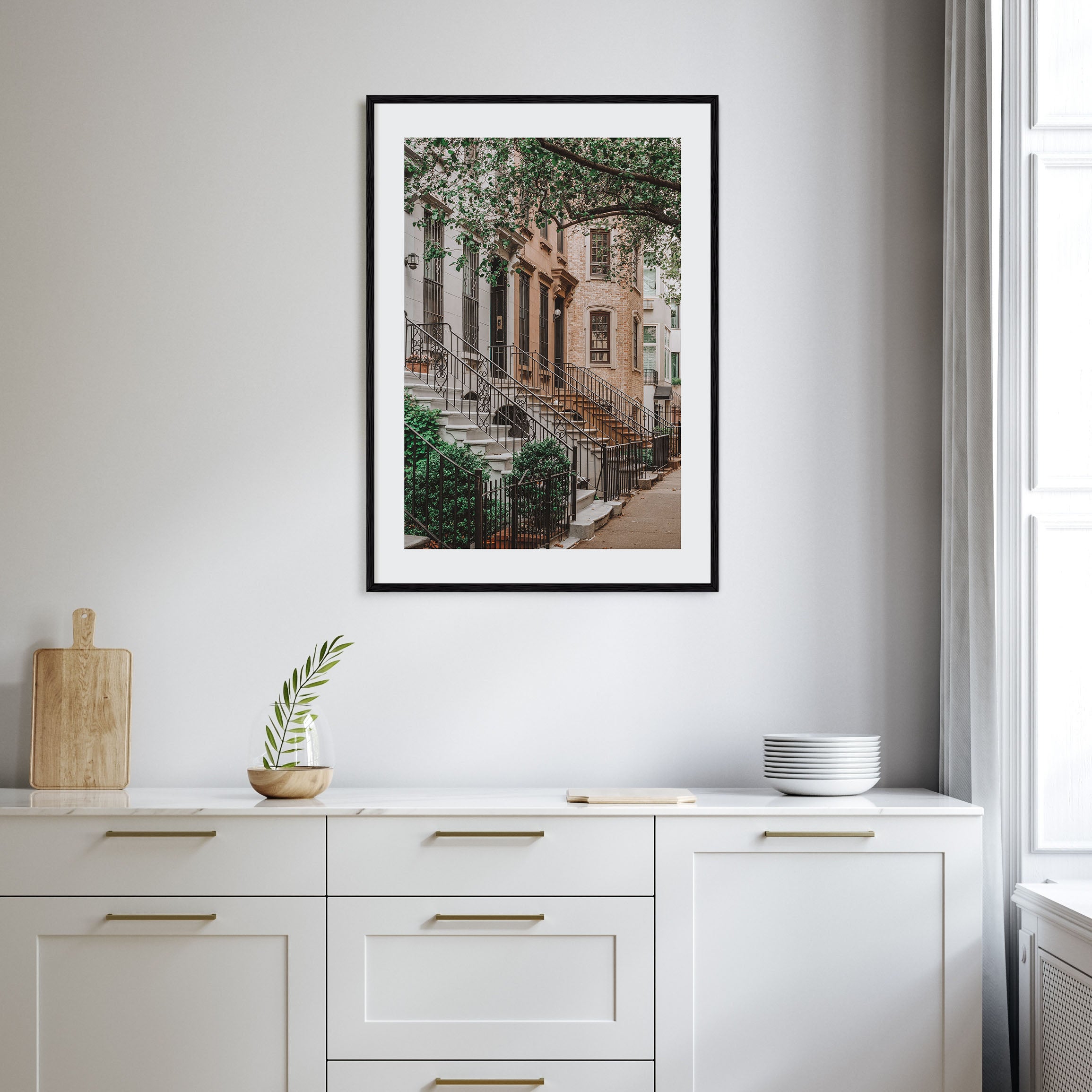 Brownstone Photo Color Poster