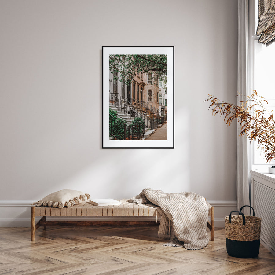 Brownstone Photo Color Poster