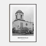 Brownsville Portrait B&W Poster