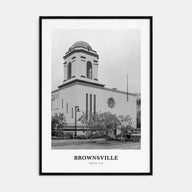 Brownsville Portrait B&W Poster
