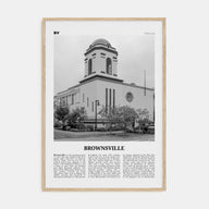 Brownsville Travel B&W Poster
