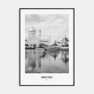 Brunei Portrait B&W Poster