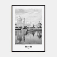 Brunei Portrait B&W Poster