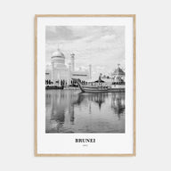 Brunei Portrait B&W Poster