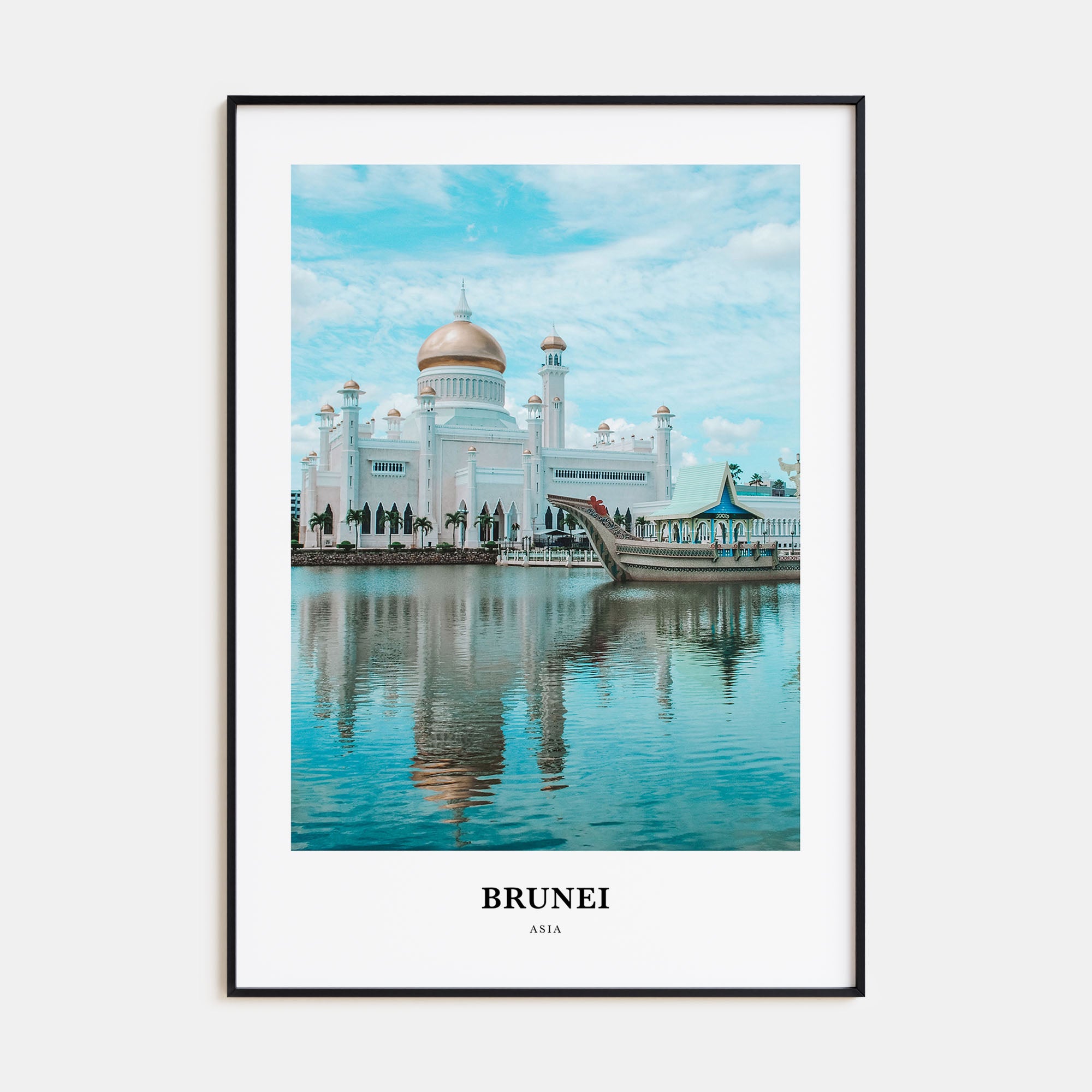 Brunei Portrait Color Poster